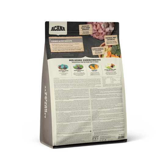 ACANA Heritage Light & Fit – hrană uscată pentru câini supraponderali sau cu tendință de îngrășare, 2 kg